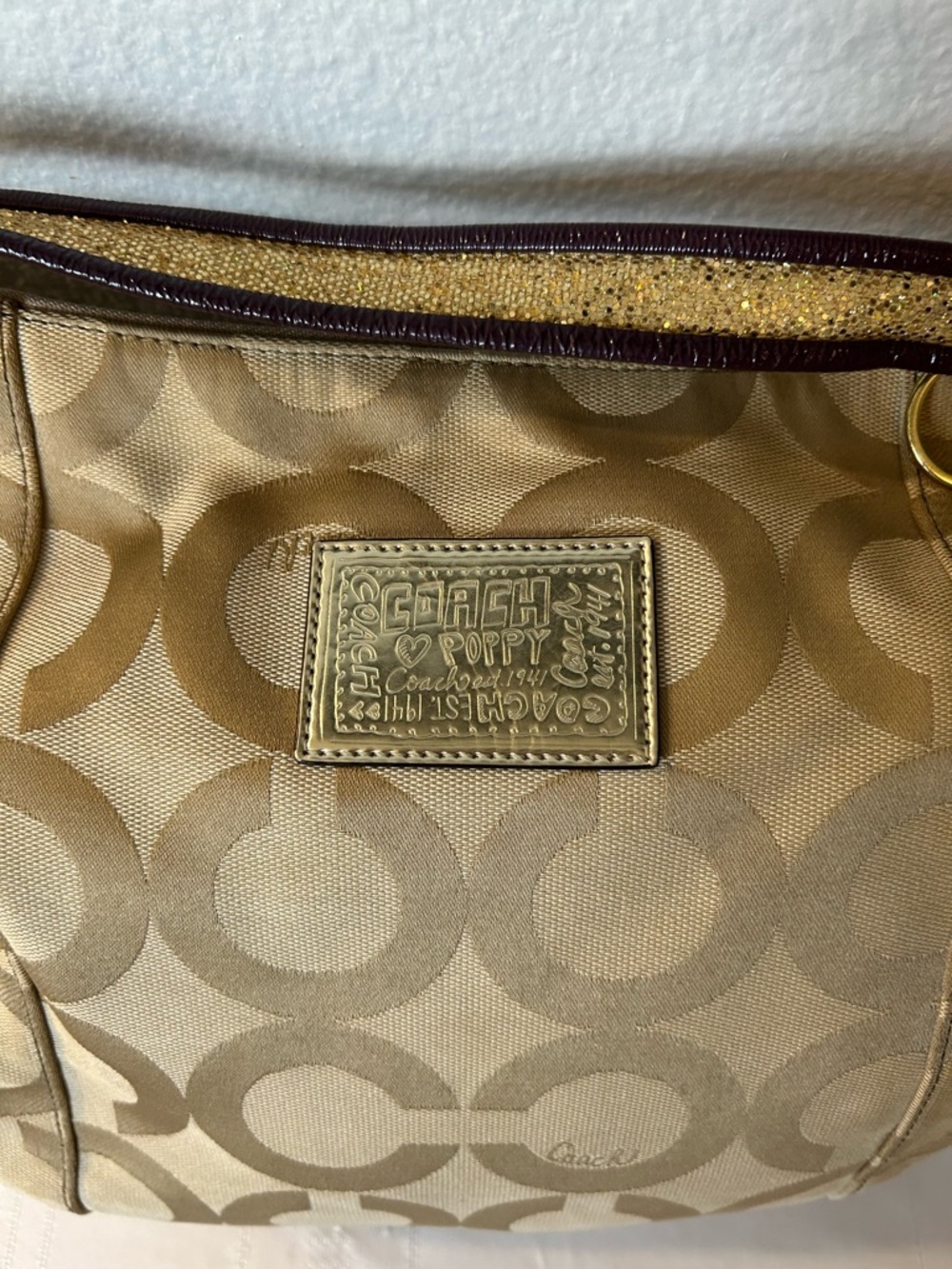 COACH Poppy Multicolor Signature Hobo Bag - Picture 5 of 16